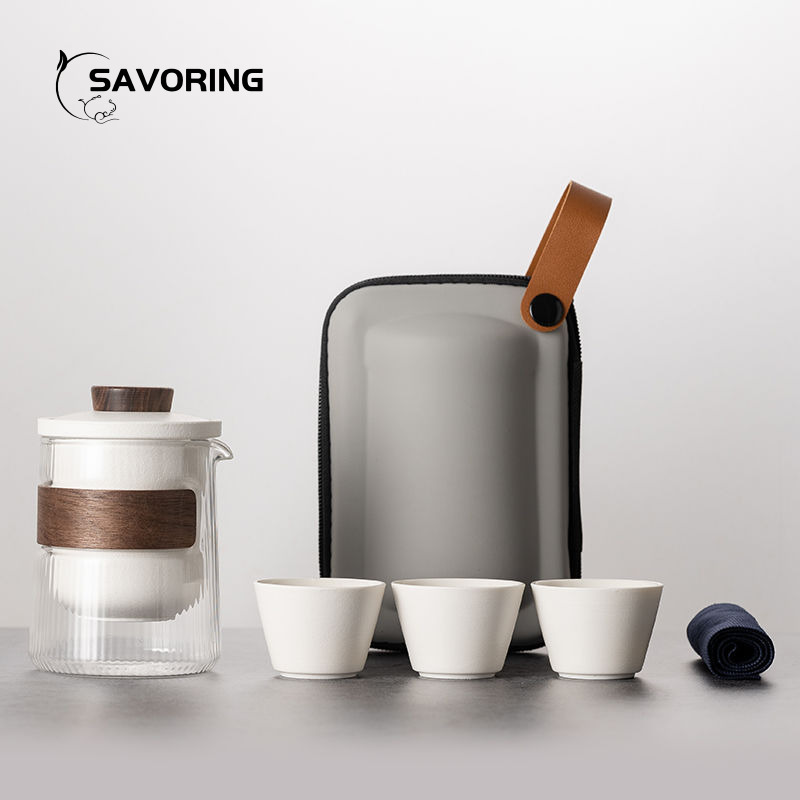 Camping Cooking Accessories - Conjunto de chá de cerâmica chinesa