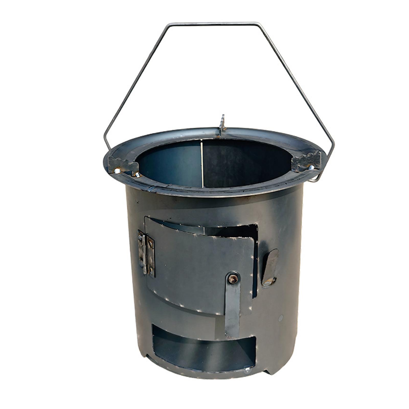 Camping Cooking Fire Pit - Fogão a Lenha para Camping, Churrasqueira