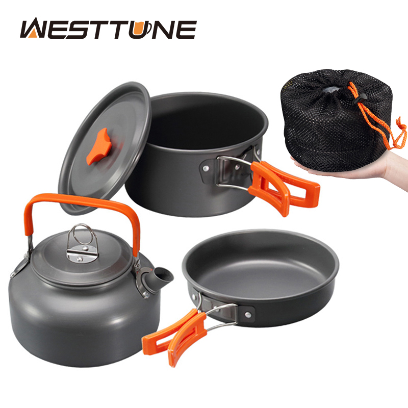 Camping Outdoor Cooking Table - Westtune kit de panelas de acampamento