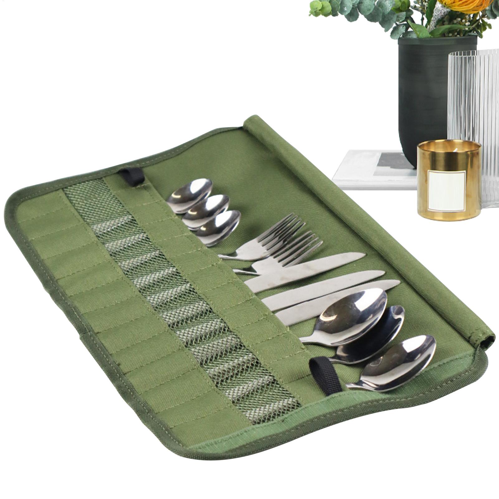 Camping Cooking Utensil Roll - Bolsa Organizadora de Utensílios de Camping,