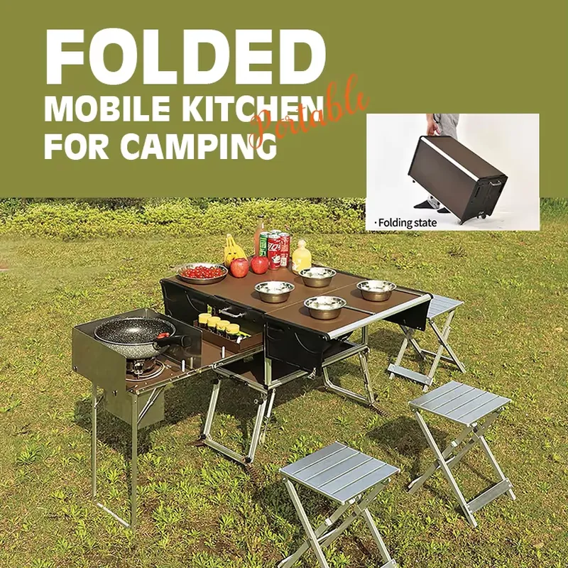 Conjunto de Cozinha Portátil p - Quality Camping Cooking Set avaliação e preço