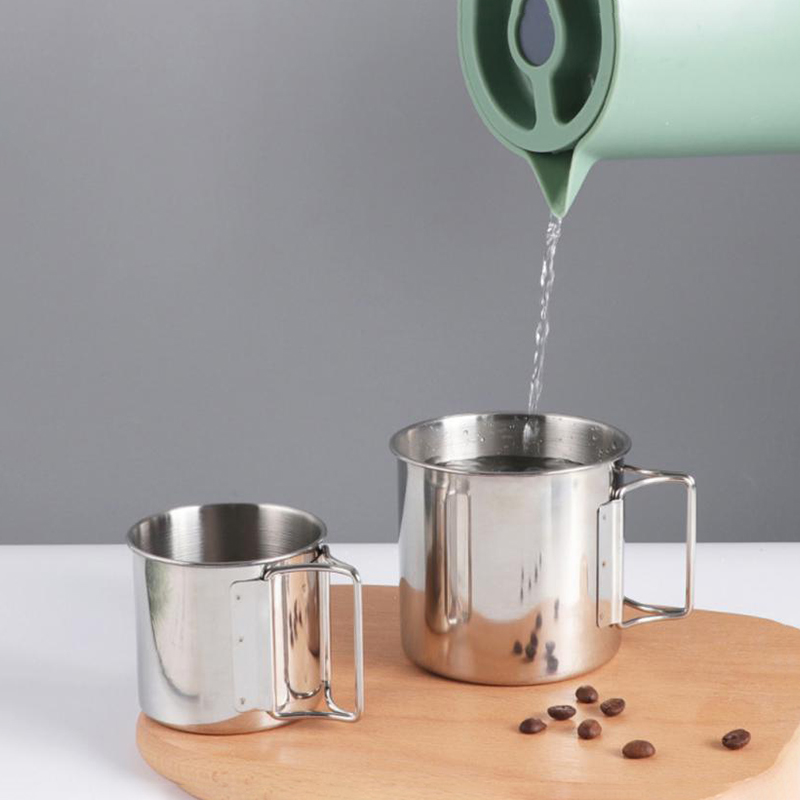 260/350/600ML Stailess Aço Can - Quality Camping Cooking Set avaliação e preço