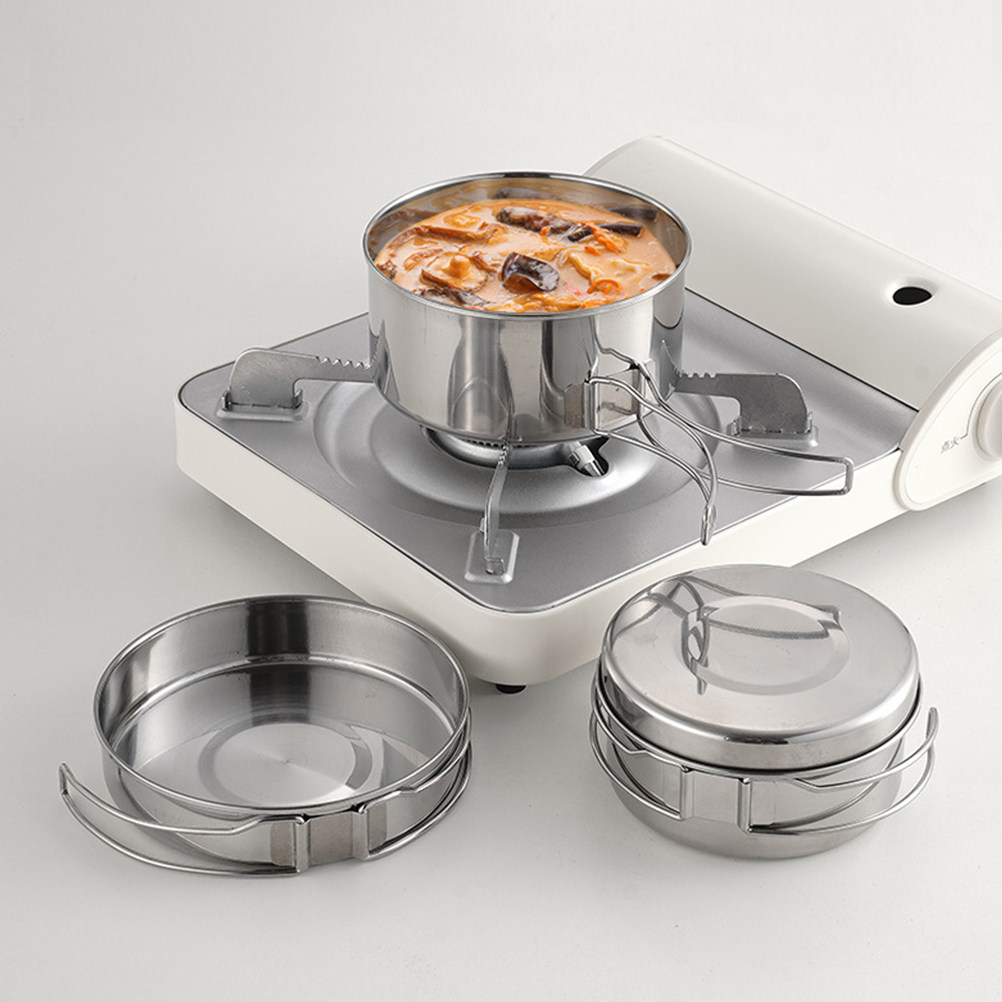 Conjunto de Utensílios de Cozi - Camping Cooking Pan avaliação e preço