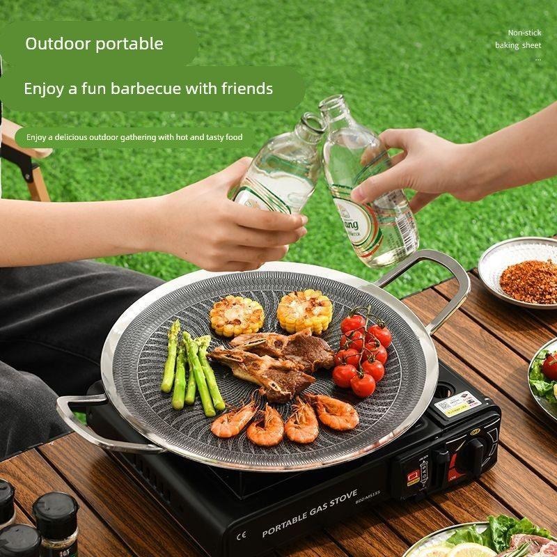 Panela de Grelhar Multifuncion - Camping Cooking Pan avaliação e preço
