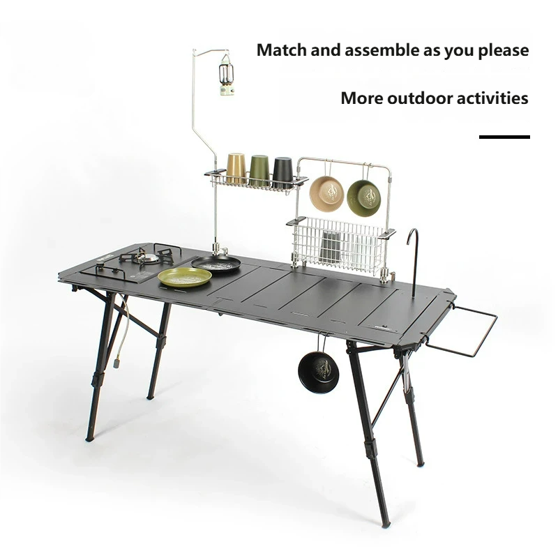 Mesa Tática Portátil de Alumín - Camping Outdoor Cooking Table avaliação e preço