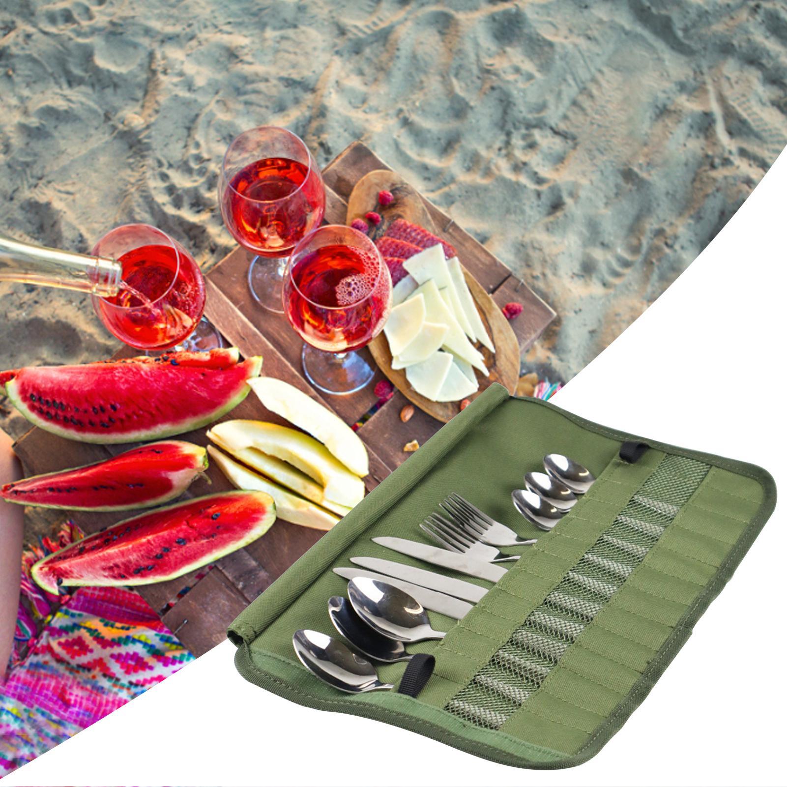 Bolsa de Utensílios de Camping - Camping Cooking Utensil Roll avaliação e preço