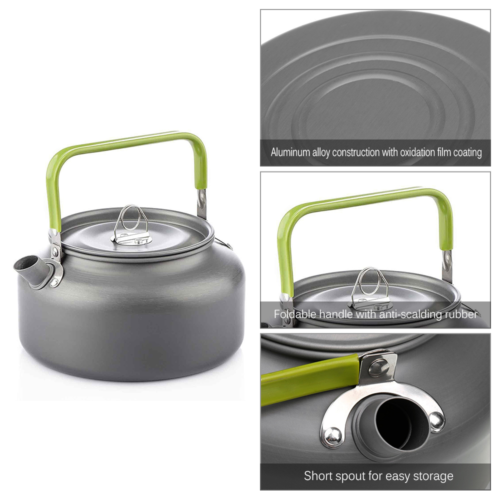 Chaleira de água portátil ao a - Camping Cooking Pan avaliação e preço