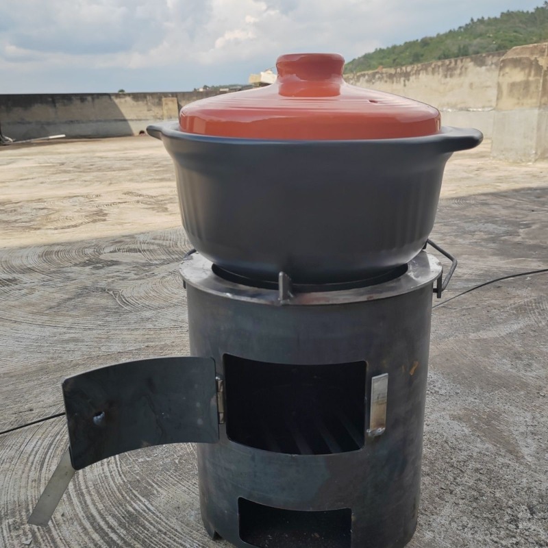 Fogão Multifuncional a Lenha e - Camping Cooking Fire Pit avaliação e preço