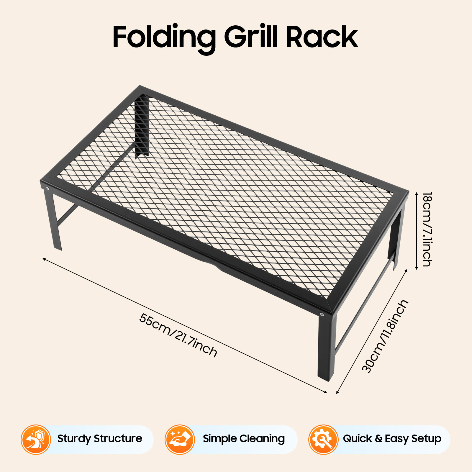Churrasqueira Portátil Dobráve - Camping Cooking Fire Pit avaliação e preço