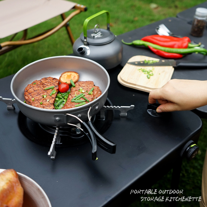 Mesa de Cozinha Portátil para  - Camping Outdoor Cooking Table avaliação e preço