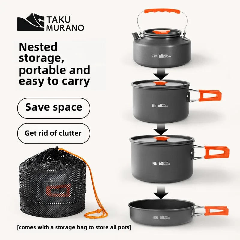 Conjunto de utensílios de mesa - Quality Camping Cooking Set avaliação e preço