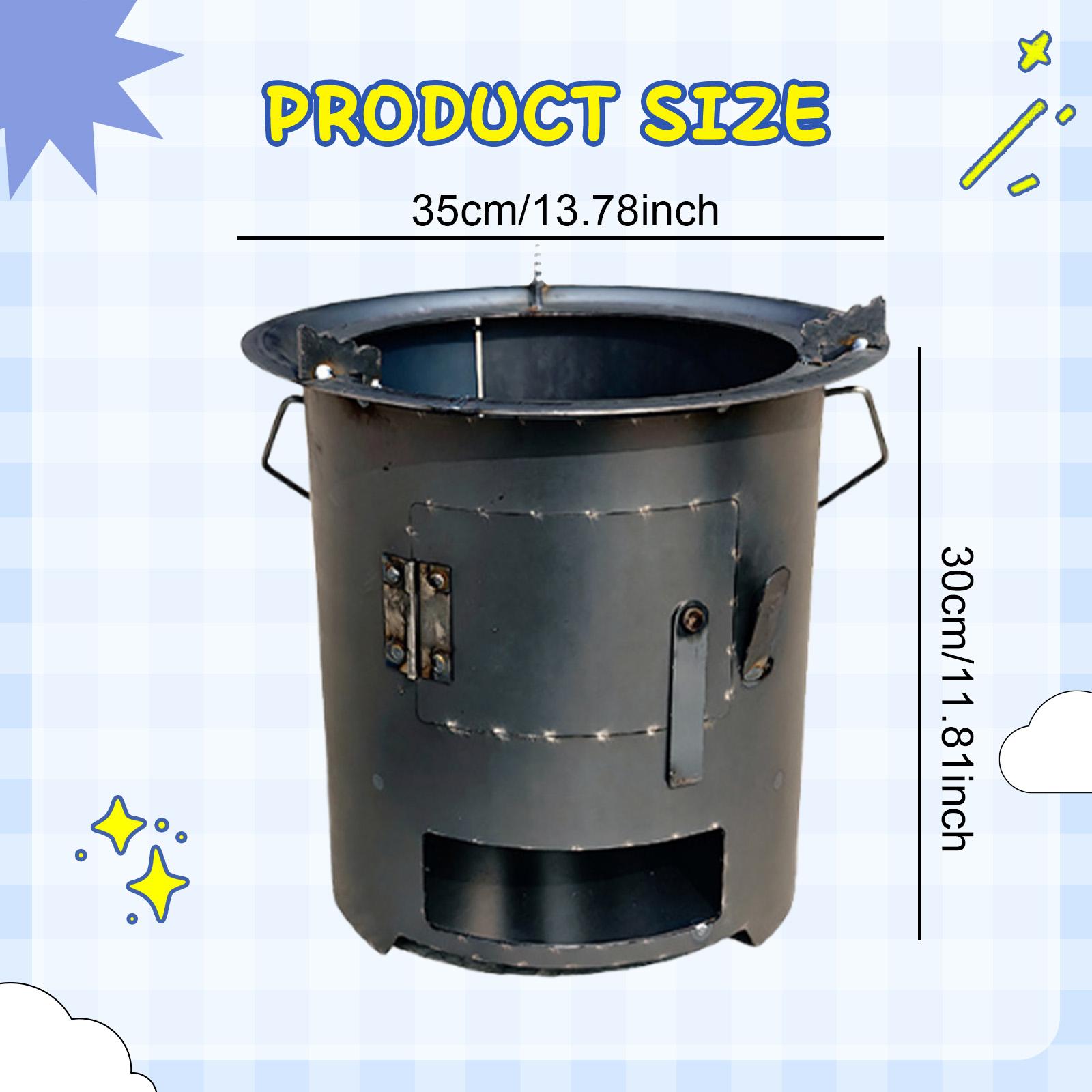 Fogão a Lenha para Camping, Ch - Camping Cooking Fire Pit avaliação e preço
