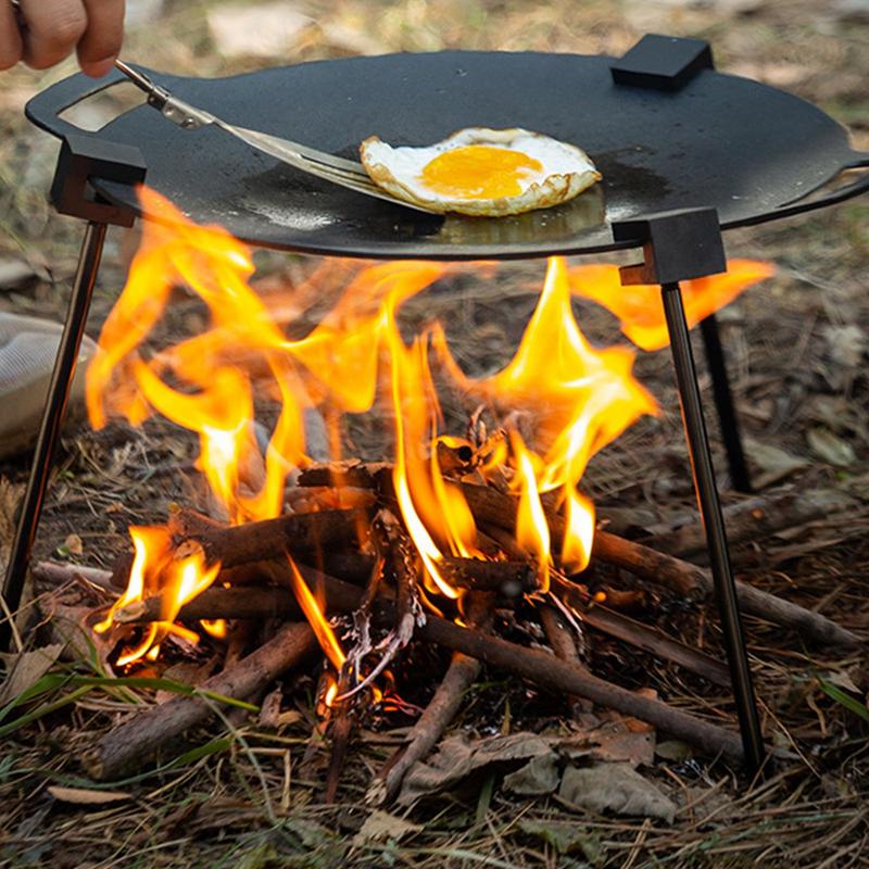 Tripé de liga de alumínio para - Camping Cooking Fire Pit avaliação e preço