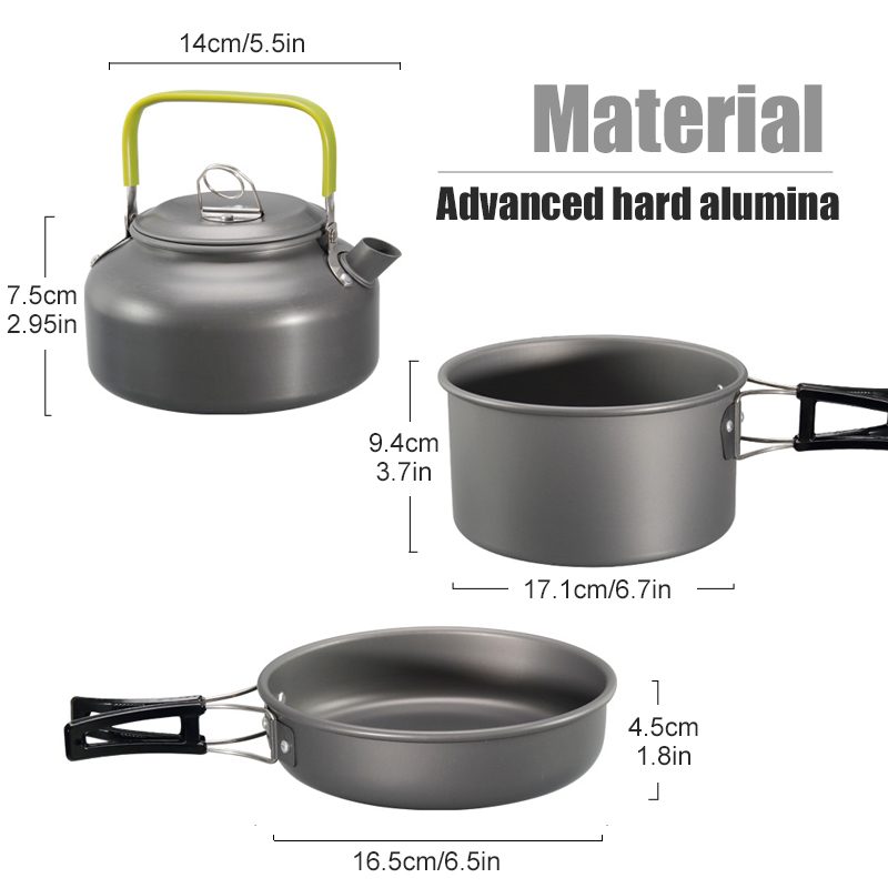 Westtune kit de panelas de aca - Camping Outdoor Cooking Table avaliação e preço