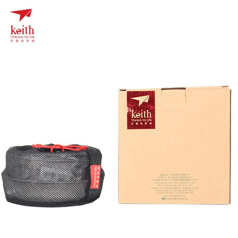 Keith-Titanium Cookware Set co - Camping Cooking Pan avaliação e preço