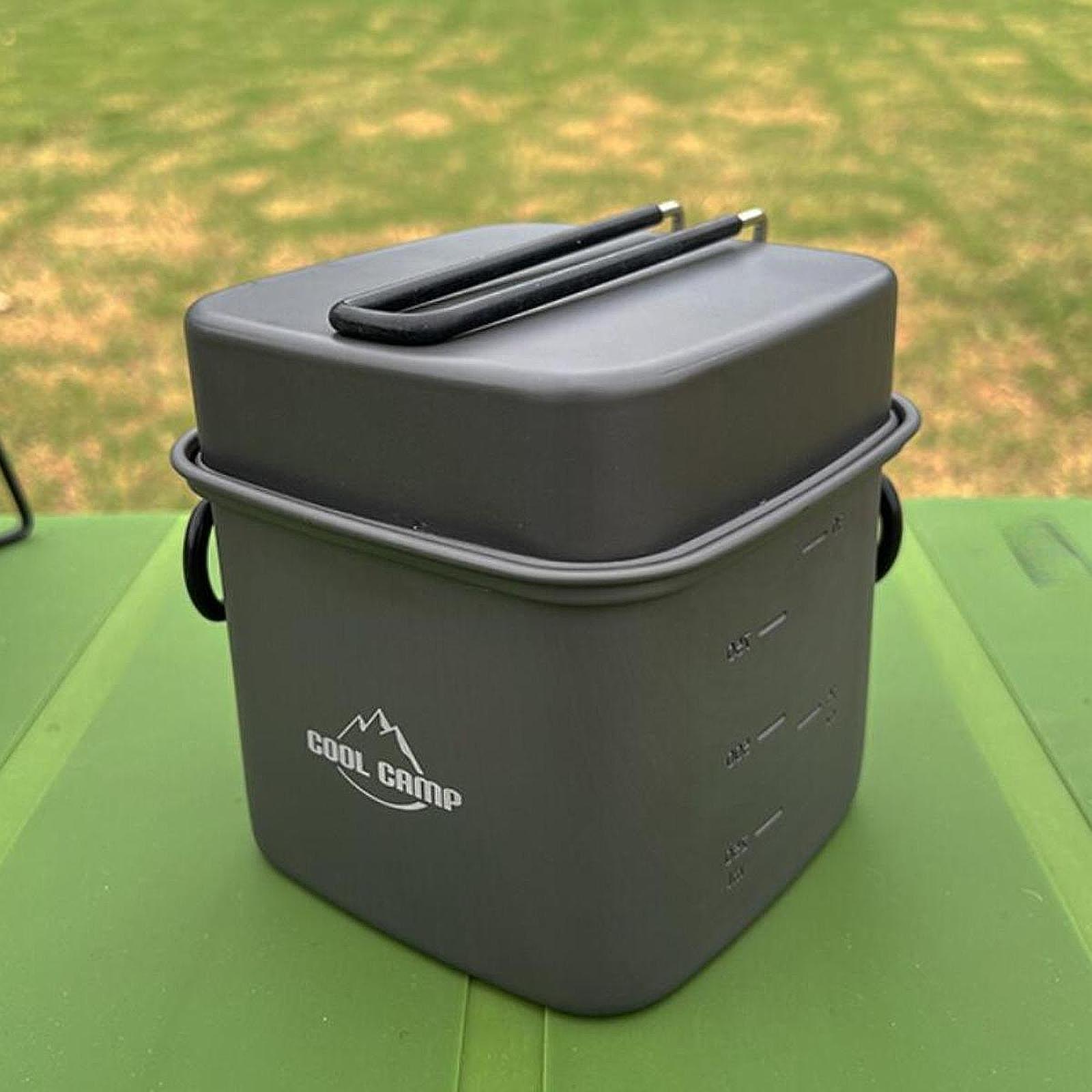 Conjunto de Utensílios de Cozi - Camping Cooking Pan avaliação e preço