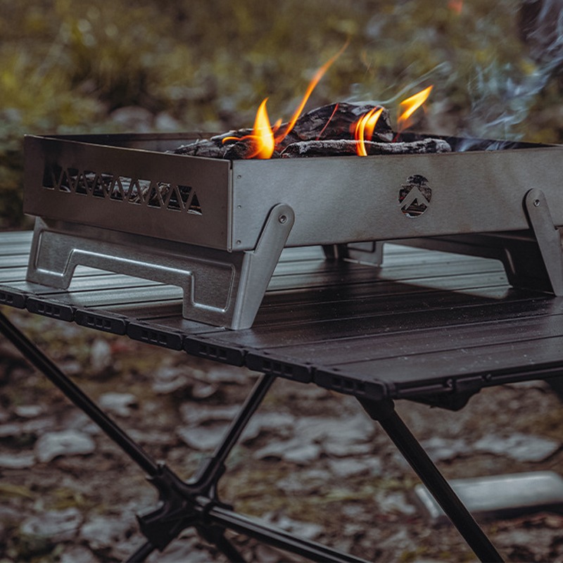 Churrasqueira Portátil para Ac - Camping Cooking Fire Pit avaliação e preço