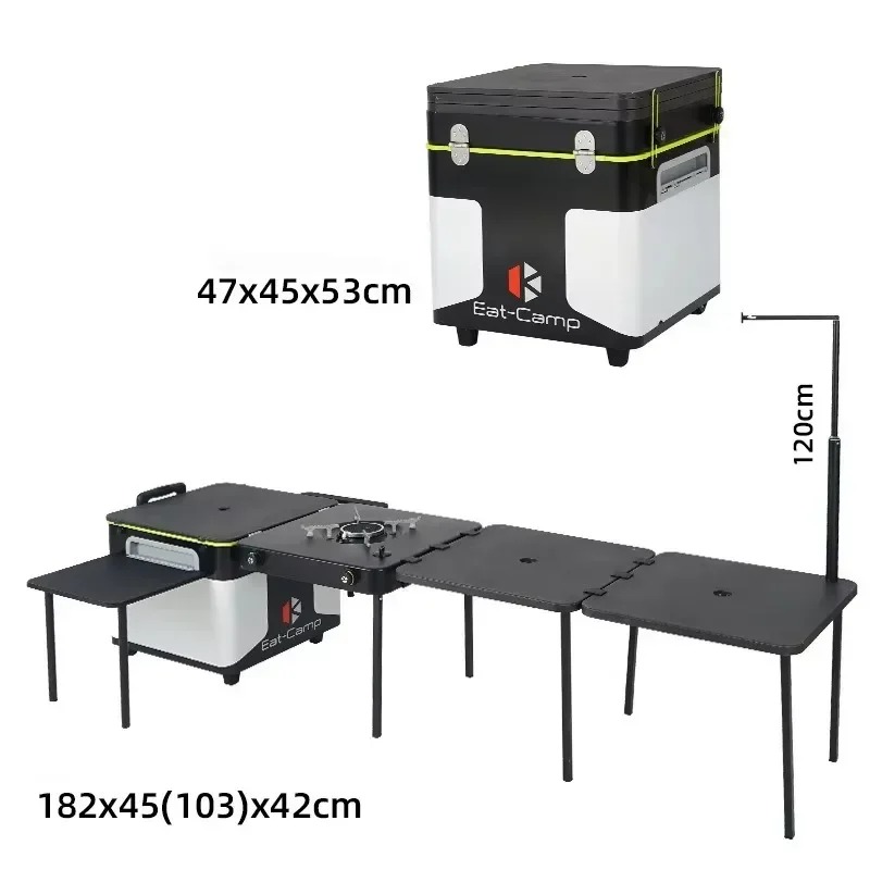 JWQ-007 Caixa de Cozinha Portá - Quality Camping Cooking Set avaliação e preço
