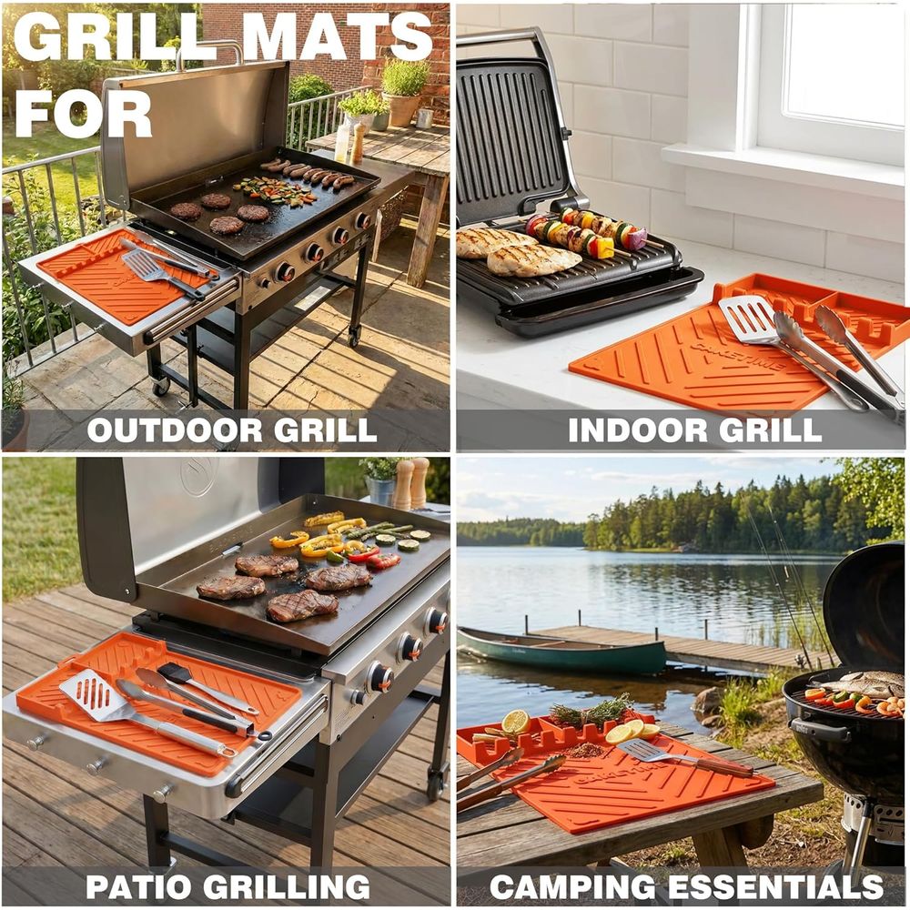 Tapetes de Silicone para Grelh - Camping Cooking Accessories avaliação e preço