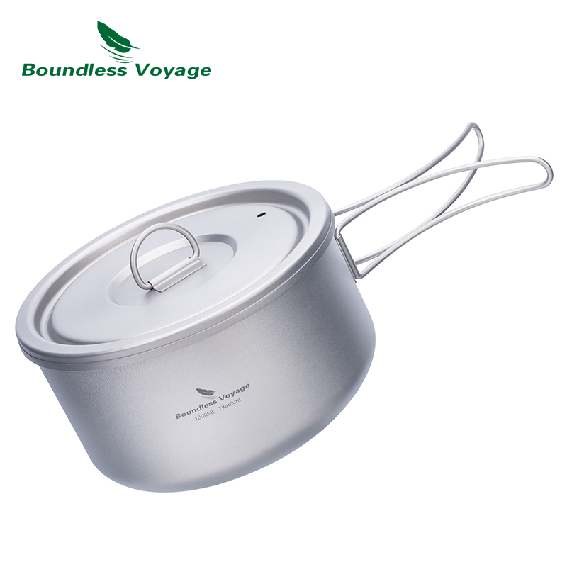 Pote de acampamento de titânio - Camping Cooking Accessories avaliação e preço