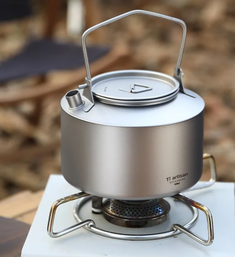 Chaleira de titânio para cozin - Camping Cooking Pan avaliação e preço