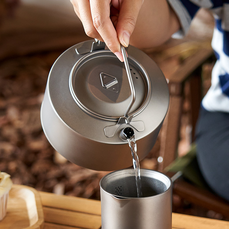 Chaleira de titânio para cozin - Camping Cooking Pan avaliação e preço