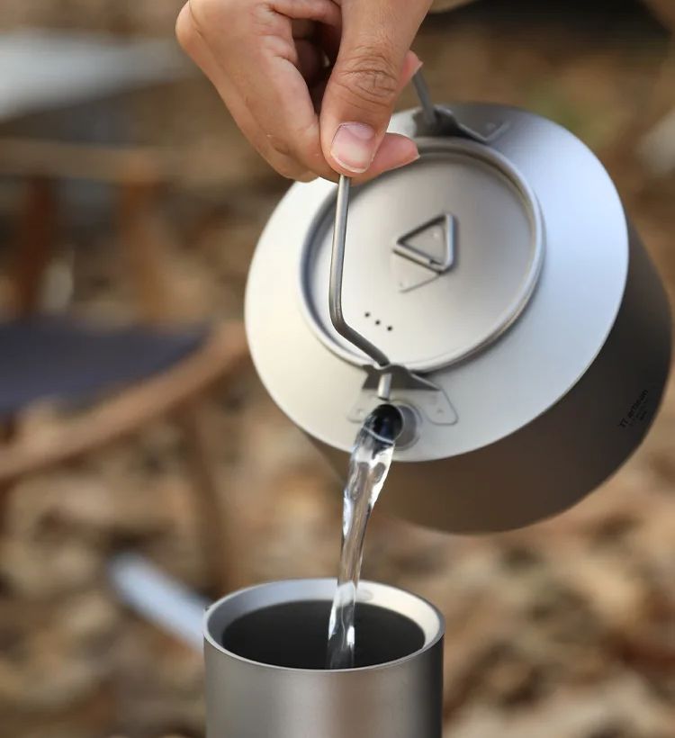 Chaleira de titânio para cozin - Camping Cooking Pan avaliação e preço