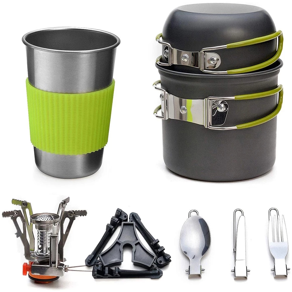Kit de panelas de acampamento  - Camping Cooking Fire Pit avaliação e preço