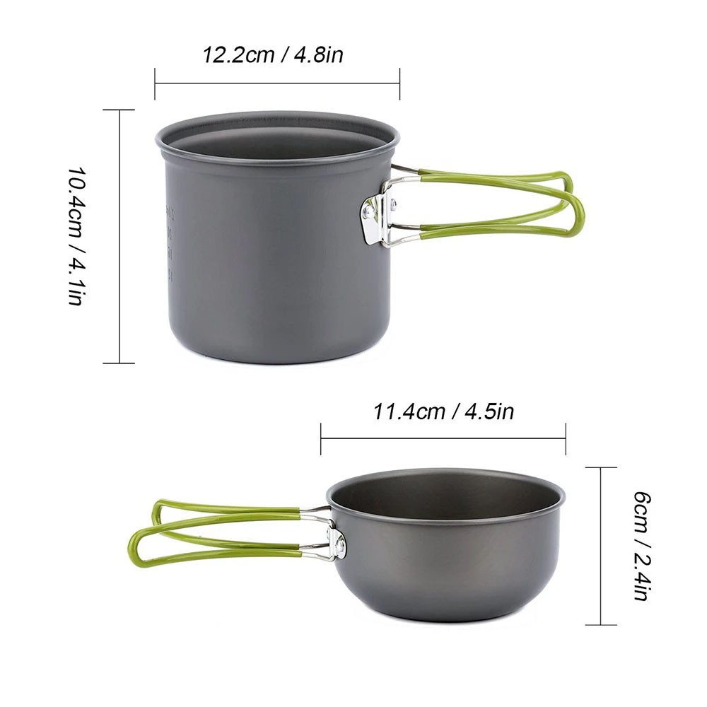 Kit de panelas de acampamento  - Camping Cooking Fire Pit avaliação e preço
