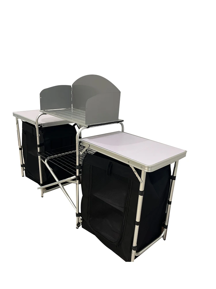Mesa de Cozinha Portátil de Al - Camping Outdoor Cooking Table avaliação e preço